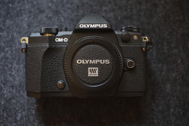 An Olympus camera and lens